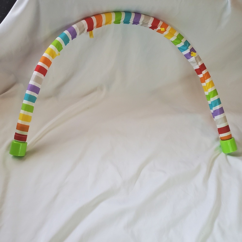 Rainbow Striped Replacement Toy Arch for Baby Activity Gym Play Mat fisher price